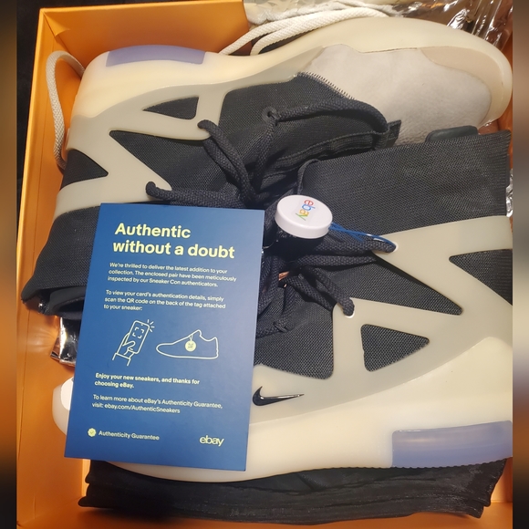 Nike Air Fear of God 1 The Question 2020 Sz 11 NWB - Picture 6 of 16